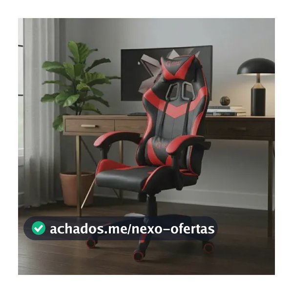Cadeira de Escritório Gamer Giant Innovation Ergonômica com Apoio de Braços Ajustável
