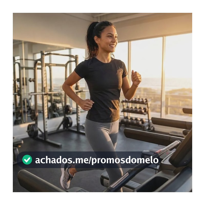 Camiseta Esportiva Manga Curta Mulher Mercado Livre Basics Preto Liso M
