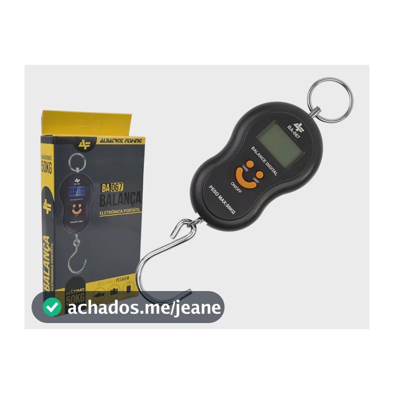 Balança Digital Portátil Albatroz Até 50 Kg - Ba-067
