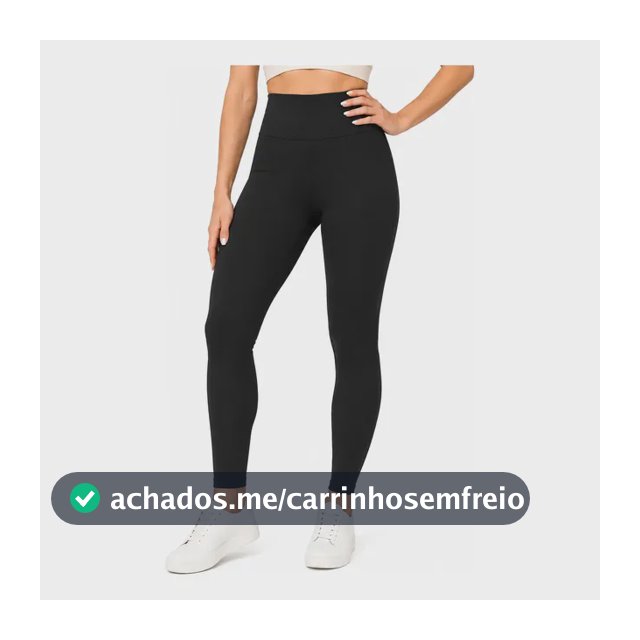 Calça Legging Feminina Cintura Alta Academia Treino Térmica