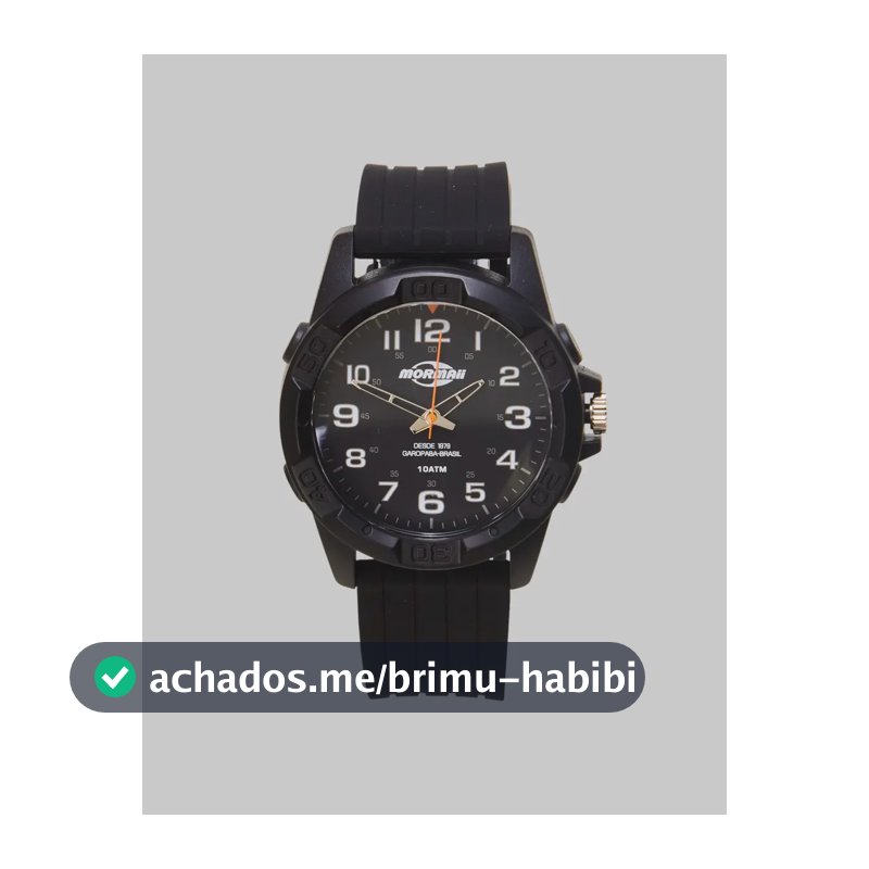 Relógio Mormaii MOPC21JAS/8L Masculino Cor Preto
