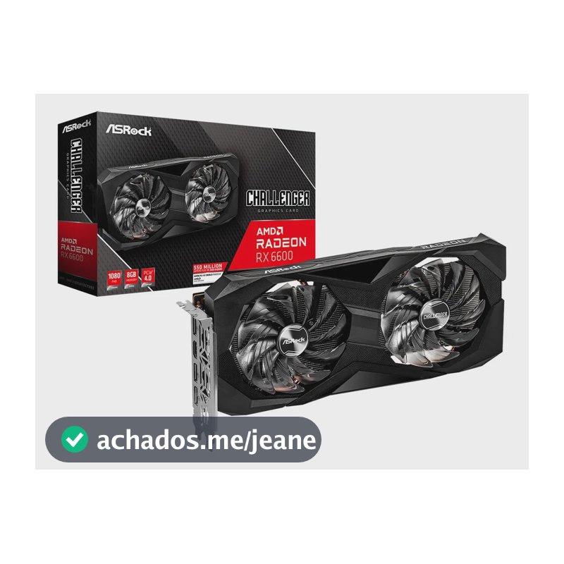 AMD ASRock Challenger Radeon RX 6600 Series RX 6600