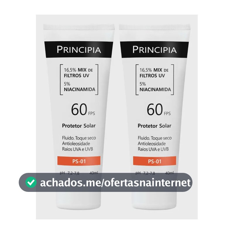 Principia Kit Protetor Solar Facial Ps-01 Fps60
