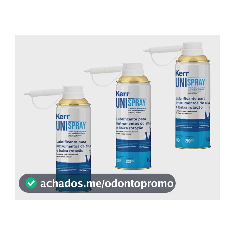 3x Óleo Lubrificante Unispray Kavo/kerr 200 Ml - P. Entrega