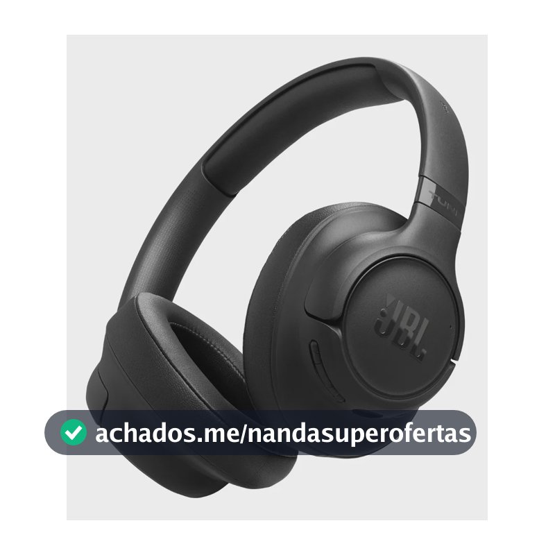Fone de Ouvido Bluetooth JBL Tune 730BT Headphones Over-ear Preto