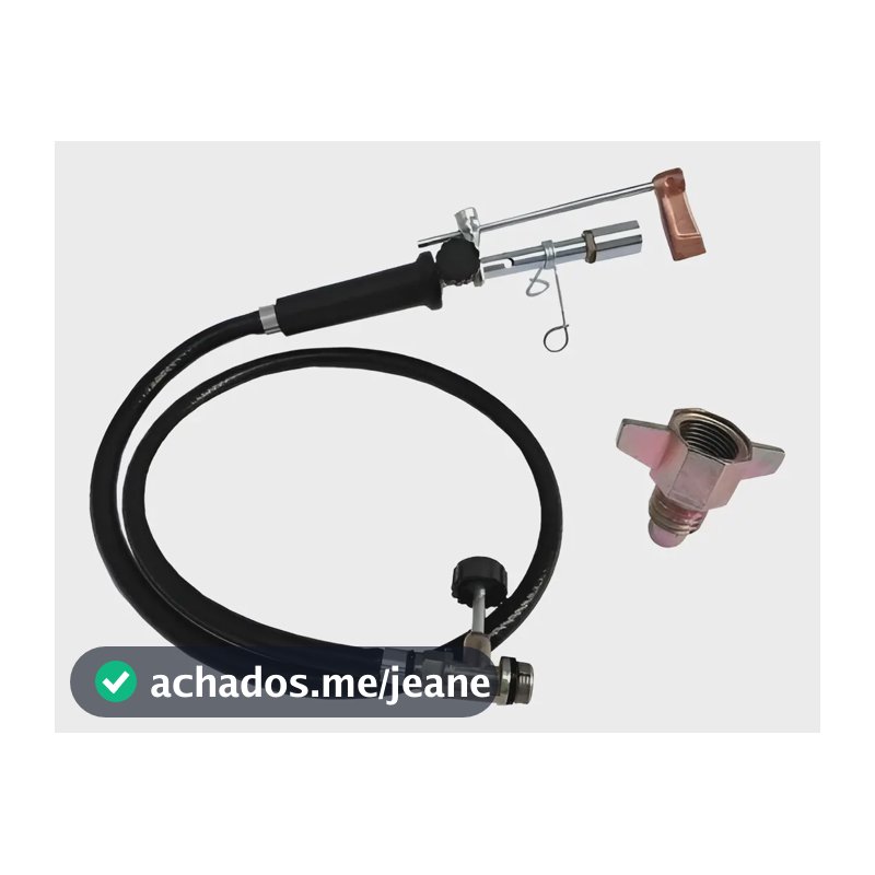 Maçarico Machadinha Solda Glp + Adaptador P13 Botijão 13kg