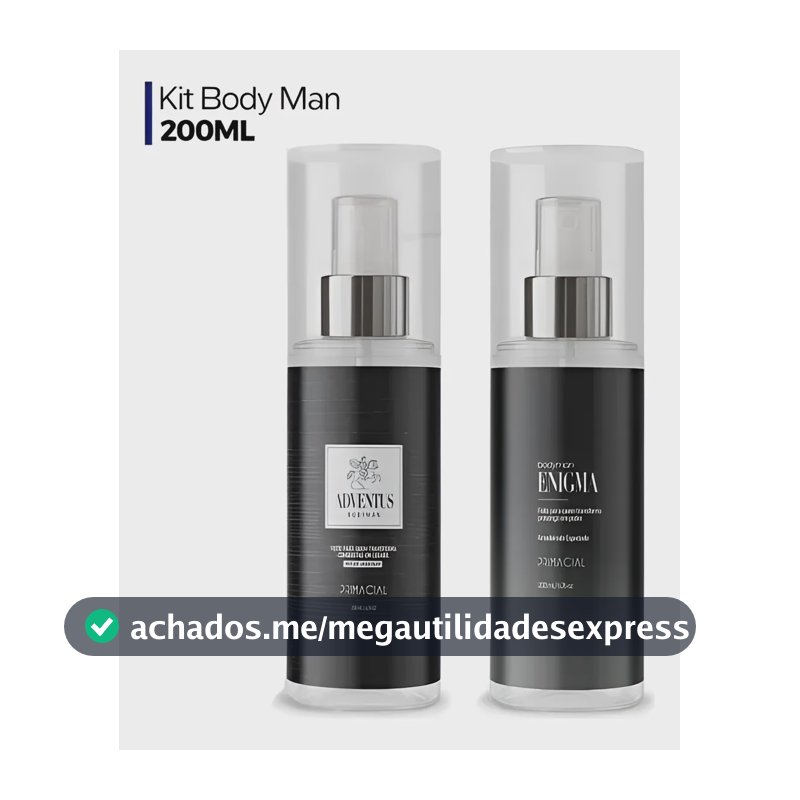 Kit Body Splash Masculino Adventus E Enigma 200ml