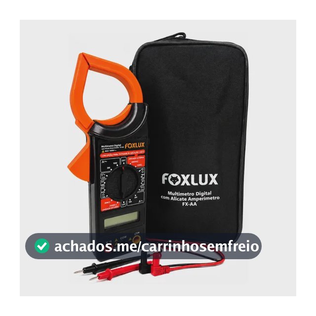 Alicate Amperímetro Digital Medidor Profissional 1000a Multi