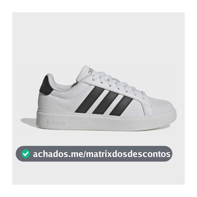 Tênis Feminino Streettalk adidas Ftwwht/cblack/goldmt Liso 36 Br