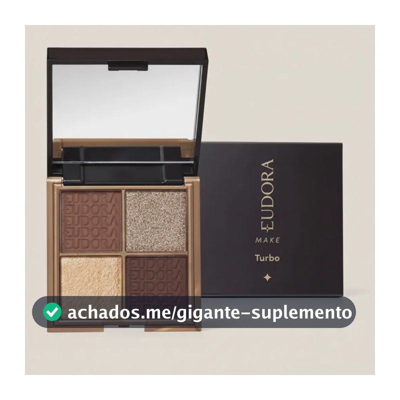 Eudora Pallete De Sombras Quarteto Make Turbo