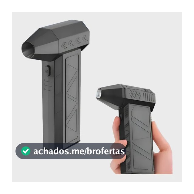Ventilador Soprador De Ar Turbo 130000 Rpm Sem Fio Portátil Sortido 127/220v