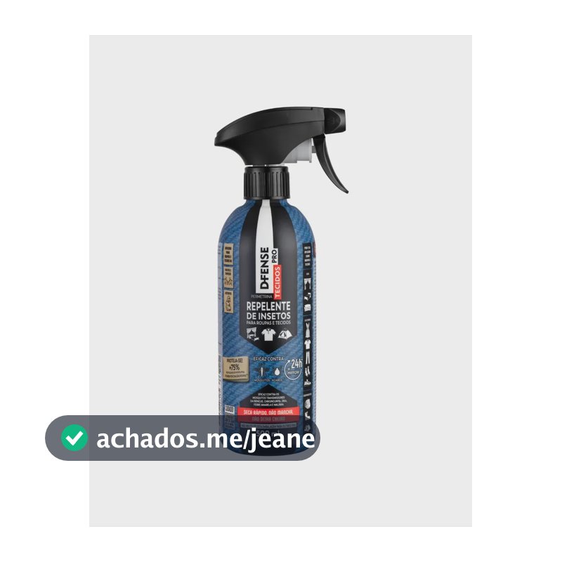 D-fense Pro Repelente Spray De Roupas Tecidos 500ml Haxea