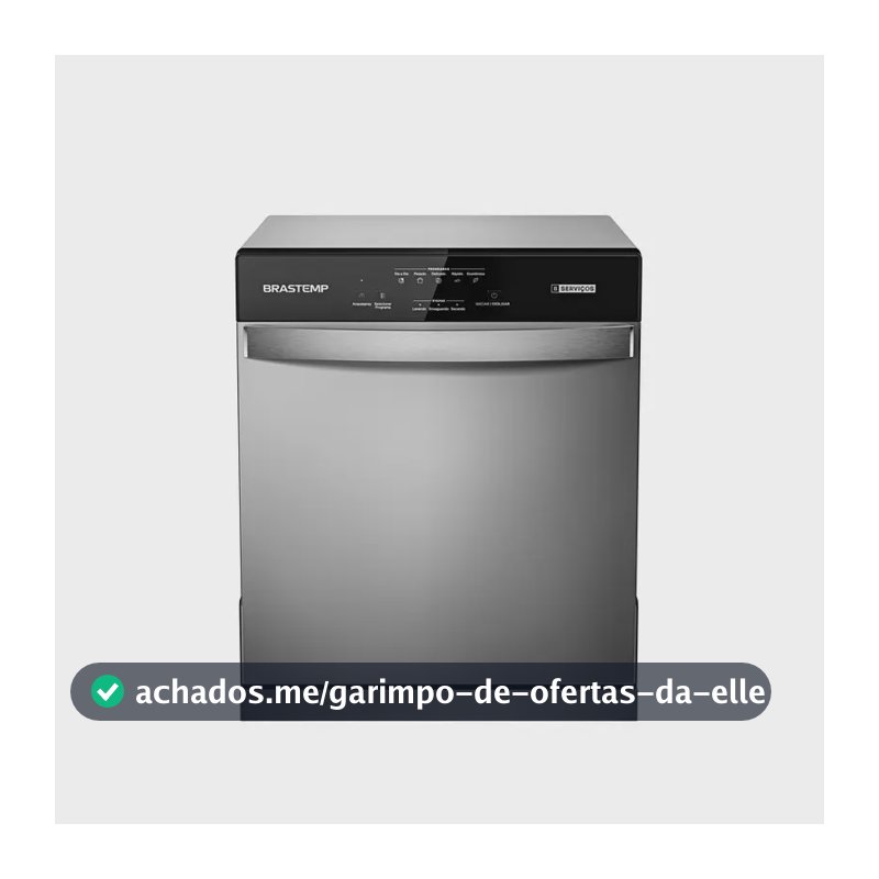 Lava-Louças Brastemp 8 Serviços Inox - BLF08BS