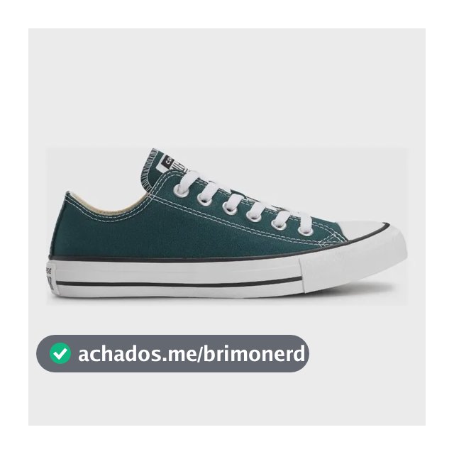 Tênis Converse Sem Gênero Taylor Ct0420 Curto T Verde Esmeralda 01/branco/branco Liso 37 Br