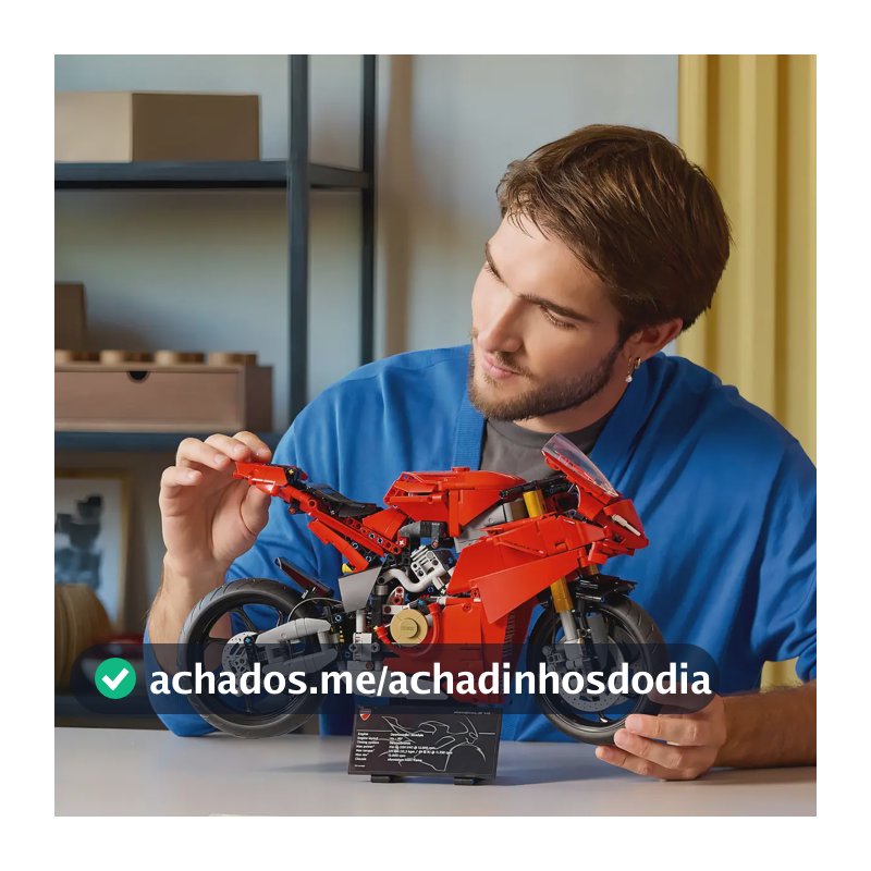 Conjunto de modelos Lego Technic Ducati Panigale V4 S 42202