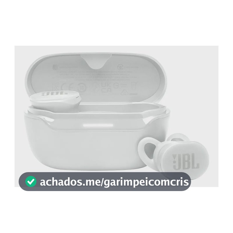 Fones de ouvido Jbl Endurance Race 2 Bluetooth Nc - capa Co, cor branca