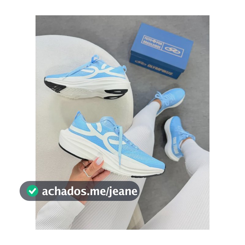 Tenis Olympikus Feminino Corre Turbo Envio Full Azul-celeste 36