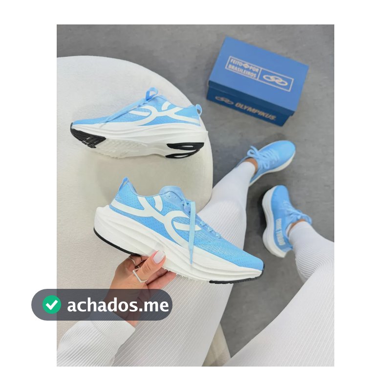 Tenis Olympikus Feminino Corre Turbo Envio Full Azul-celeste 36