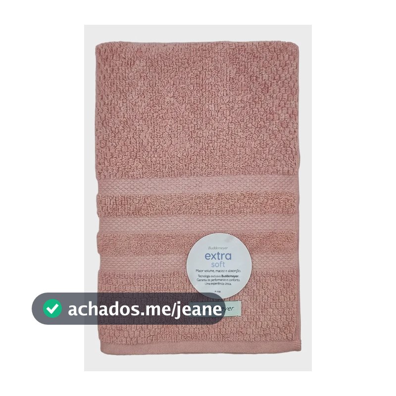 Toalha Buddemeyer Banho Vanilla Rosa Escuro 100% Algodão Rosa