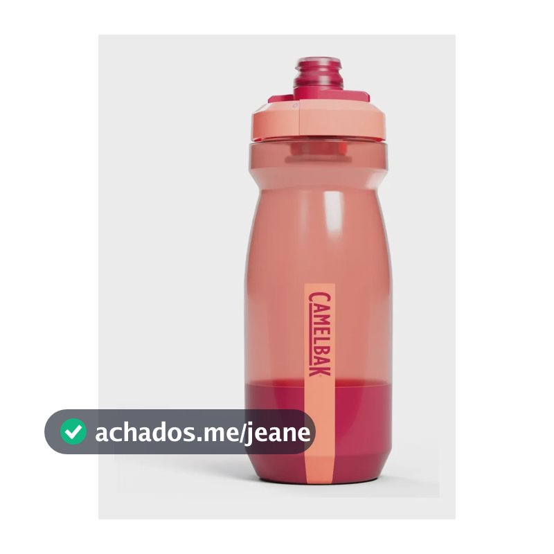 Garrafa Caramanhola Squeeze Camelbak Podium 621ml Coral/rosa