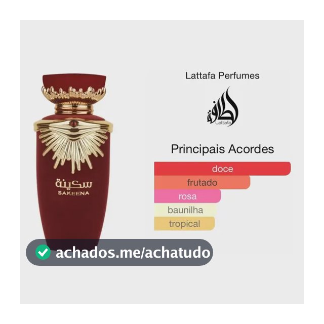 Perfume Sakeena Lattafa Edp Feminino 100ml Original