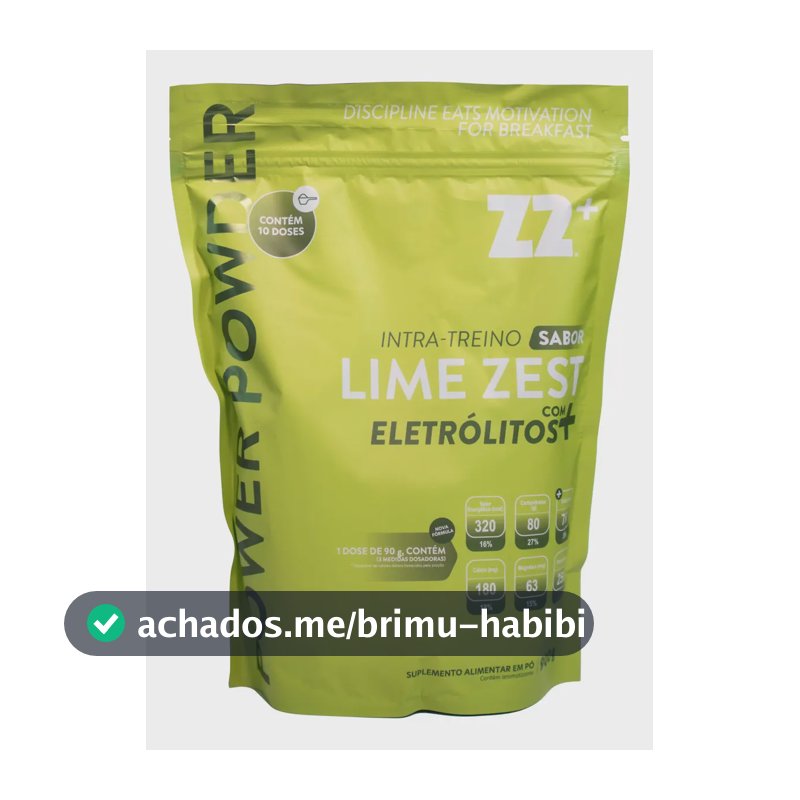 Suplemento em pó Z2 Performance Z2+ Carboidratos Power Powder sabor Lime Zest x 900g