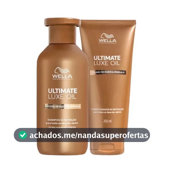 Kit Wella Professionals Ultimate Luxe Oil Duo Original