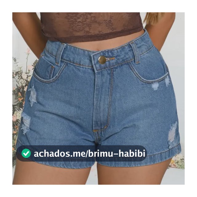 Short Jeans Feminino Cintura Alta Short Mom 100% Algodão