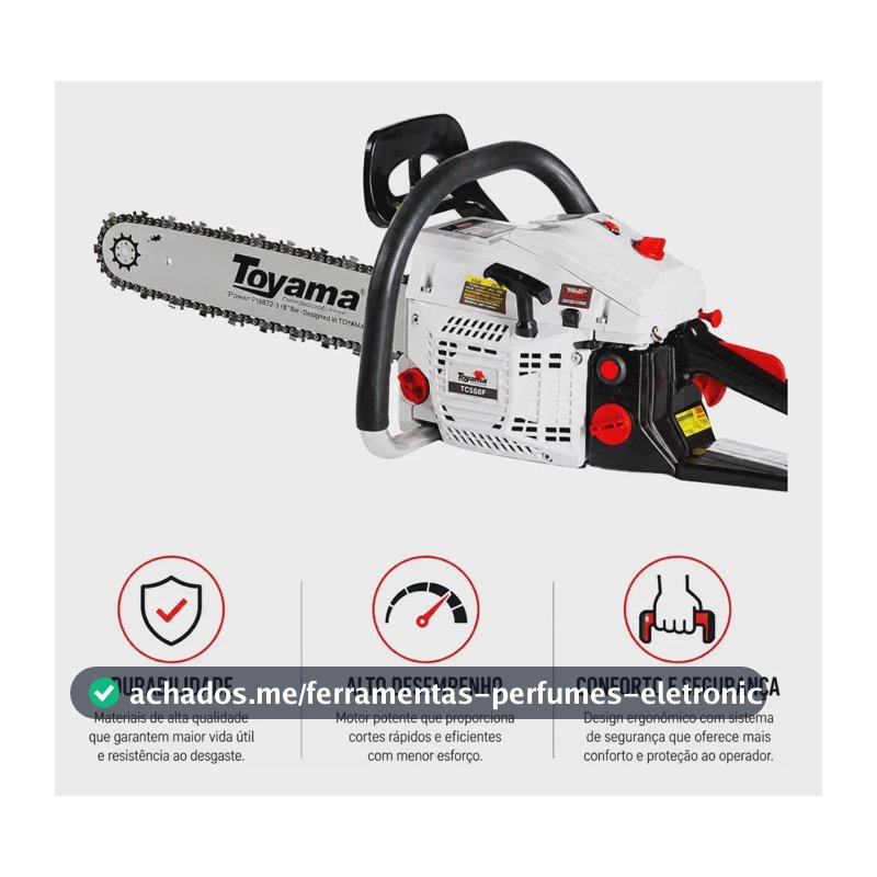 Motosserra Toyama Tcs58h-18snb A Gasolina Cor Branco