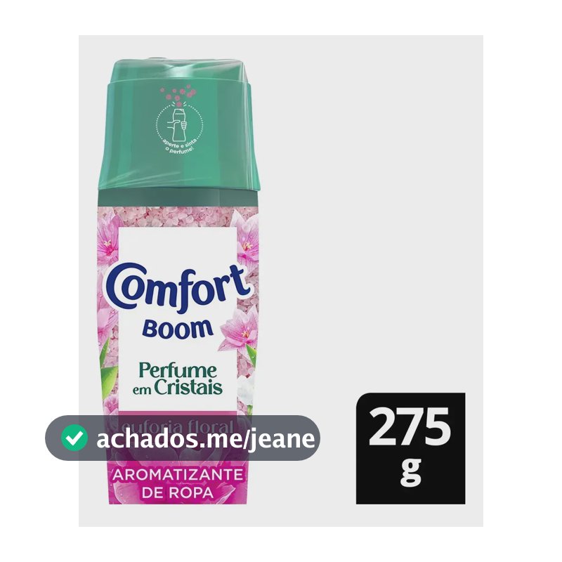 Amaciante de roupas Euforia Floral 275g Comfort