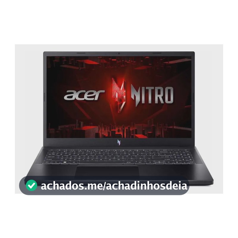 Notebook Gamer Acer Nitro V ANV15-51-57WS Intel® Core™ i5-13420H 13ªGeração 512SSD 8GB Nvidia® GeForce® RTX 3050 GDDR6 Linux Gutta 15,6'