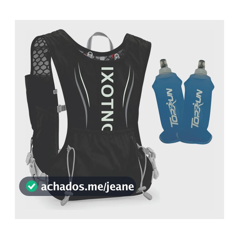 Colete De Hidratação Com Bolsa De Água Corrida Trail Running