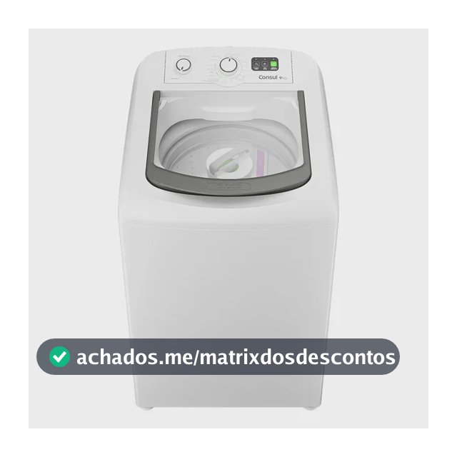 Máquina De Lavar Consul 9kg Branca Com Dosagem Econômica - C 110v Branco