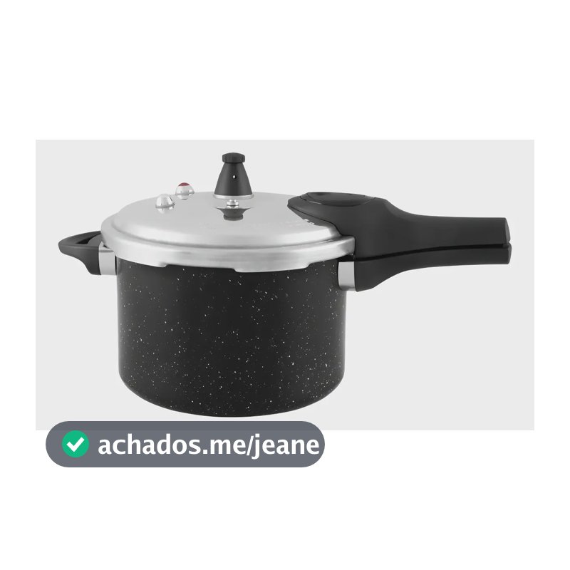 Panela De Pressão Brinox 4,2l Preto - Ceramic Life Indução