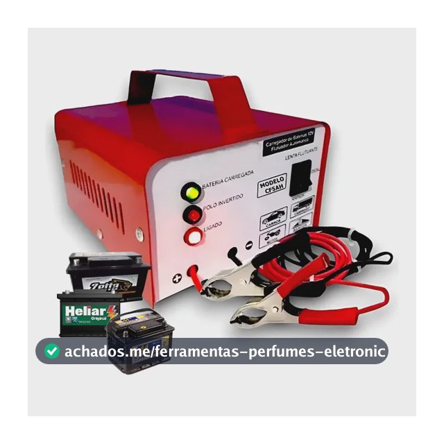 Carregador De Bateria 12v Até 300amperes Cf5 Inteligente