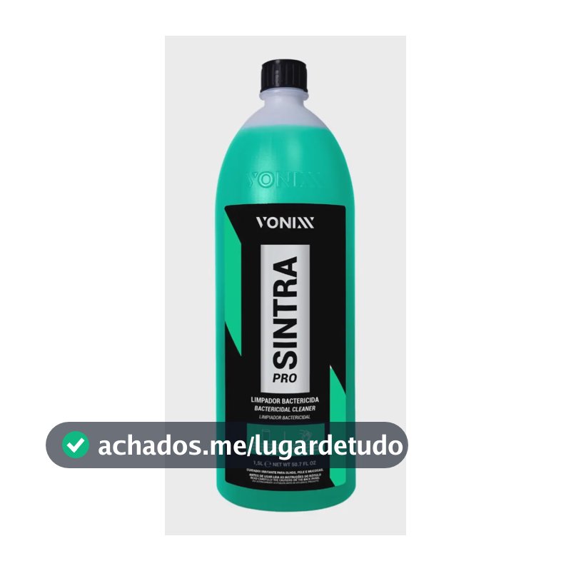 Sintra Pro Limpeza Interna De Veiculos Vonixx 1,5l