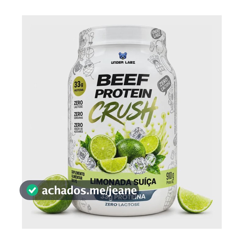 Under Labz Beef Protein Limonada Suiça 910 G Proteína Limonada Suíça