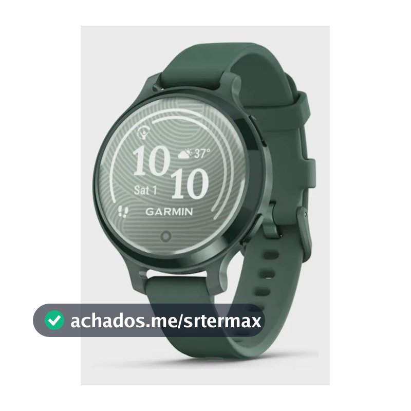 Relógio Garmin Com Monitor Cardíaco E Gps Lily 2 Active 38mm Verde Jasper 38 Mm