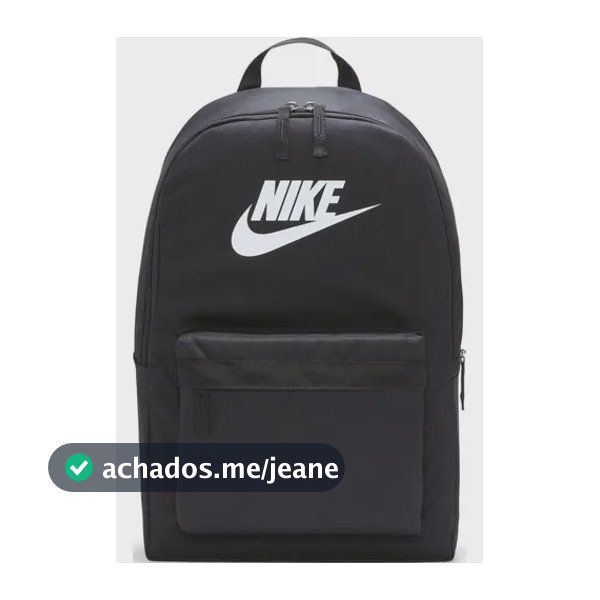 Mochila masculina Nike Heritage Backpack cor preta