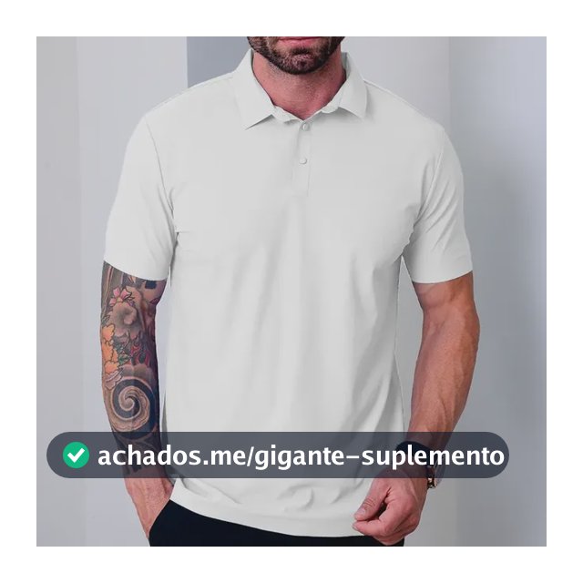 Camisa Polo Masculina Tecido Tech Confortavel Casual