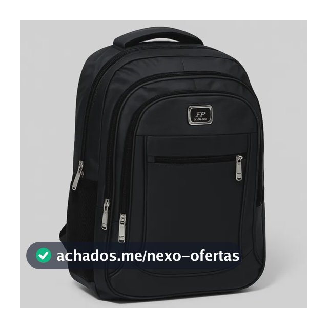 Mochila Grande Alça Reforçada Resistente Faculdade Trabalho
