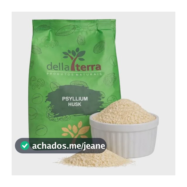 Psyllium Husk Premium Original Importado 1 Kg Della Terra Original