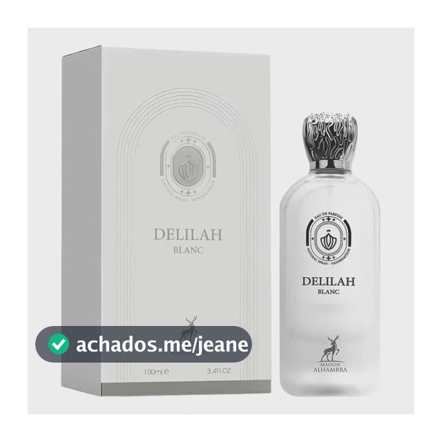 Perfume Árabe - Maison Alhambra Delilah Branco Edp 100ml
