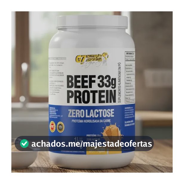 Beef Protein 33g Proteína 1kg Sabor Paçoca  - G7 Legacy Paçoca