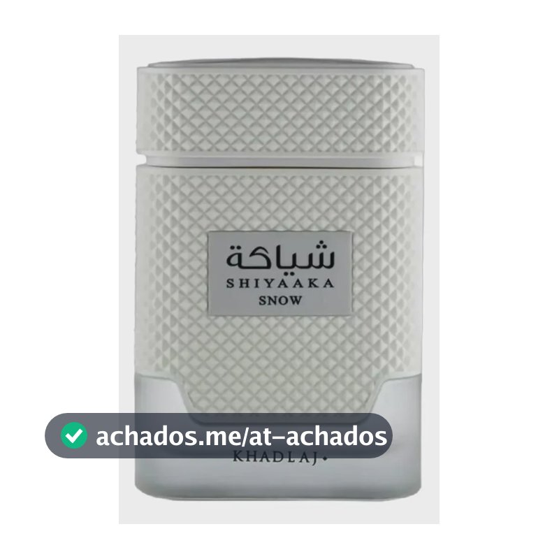 Perfume Árabe Khadlaj Shyaaka Snow Edp 100ml