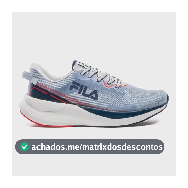 Tênis Fila Striker Masculino Estilo Esportivo Confortável