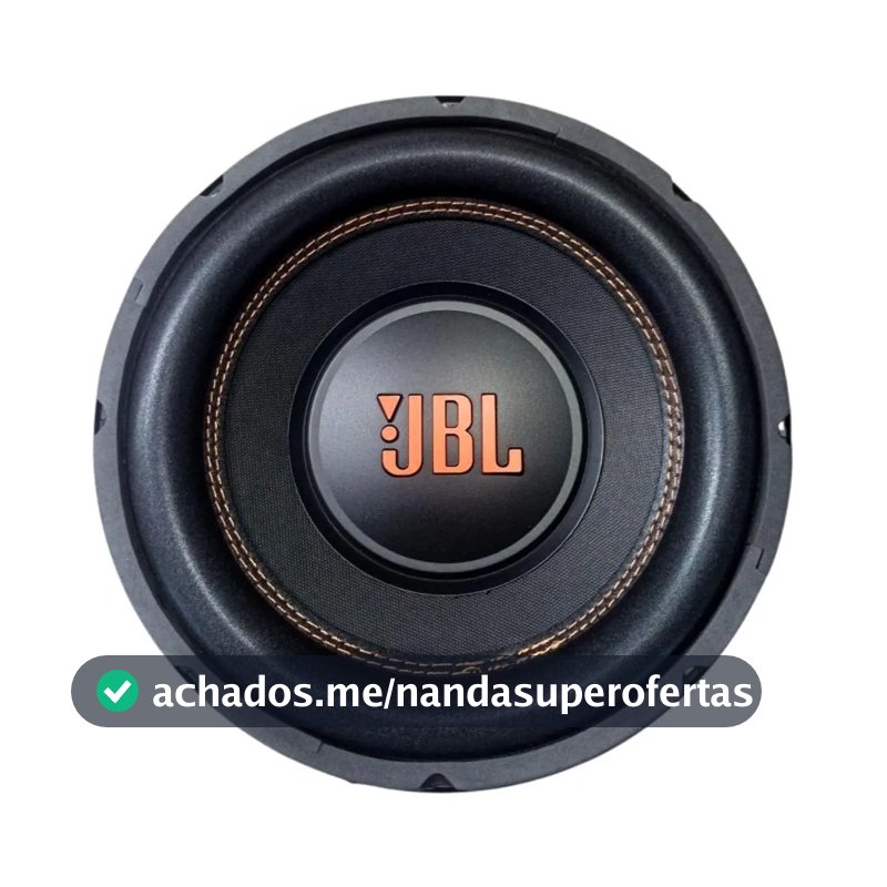 Subwoofer 10 Polegadas 350w Rms Jbl Multisystem Automotivo Cor Preto