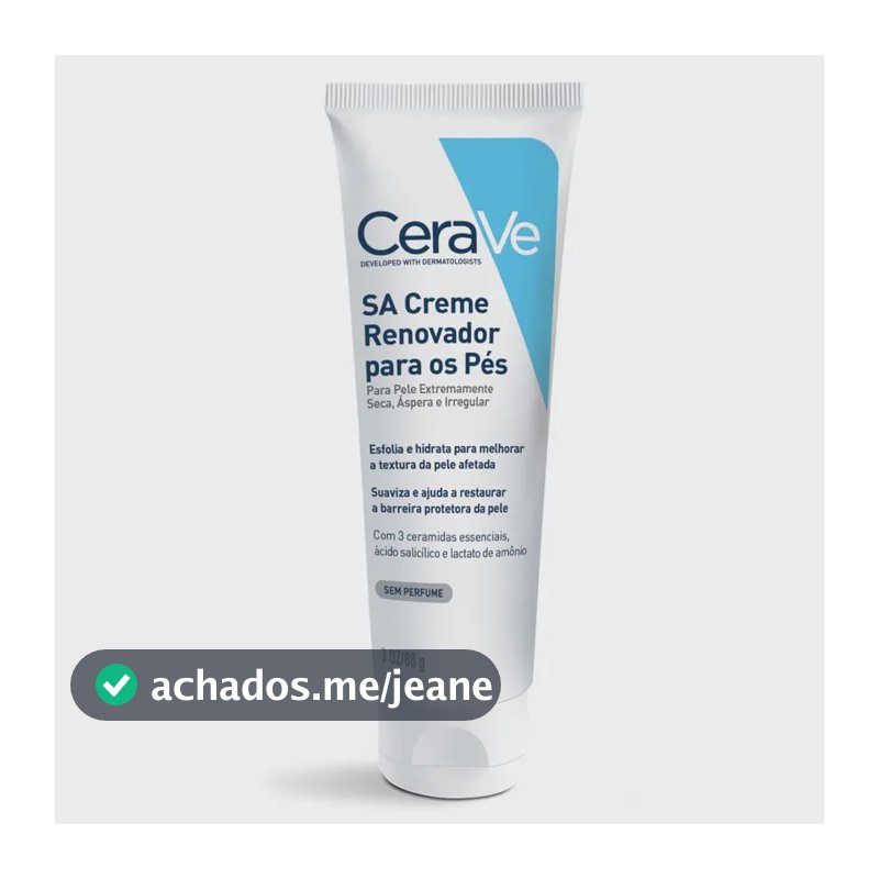 Cerave Creme Renovador Para Os Pés 88g