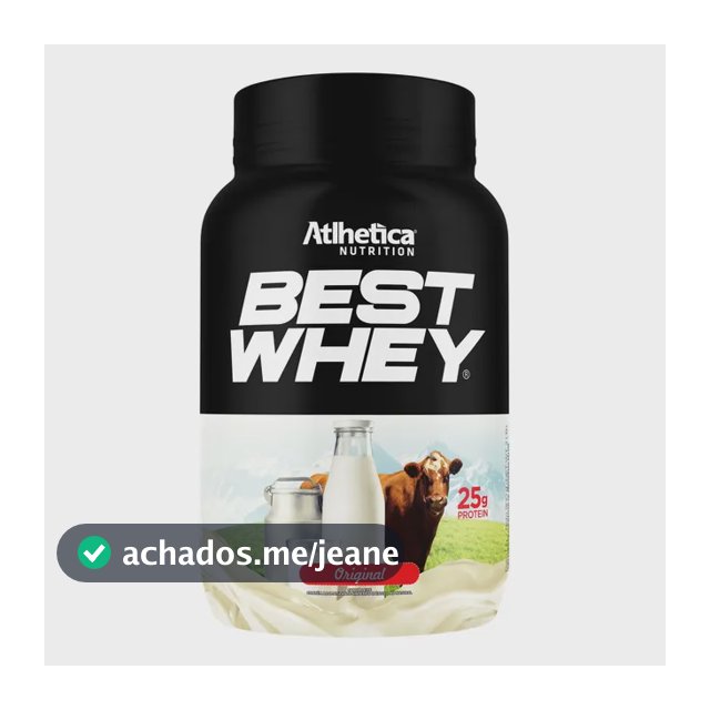 Proteína isolada do soro de leite Atlhetica Nutrition Best Whey em pó Sem sabor x 900g