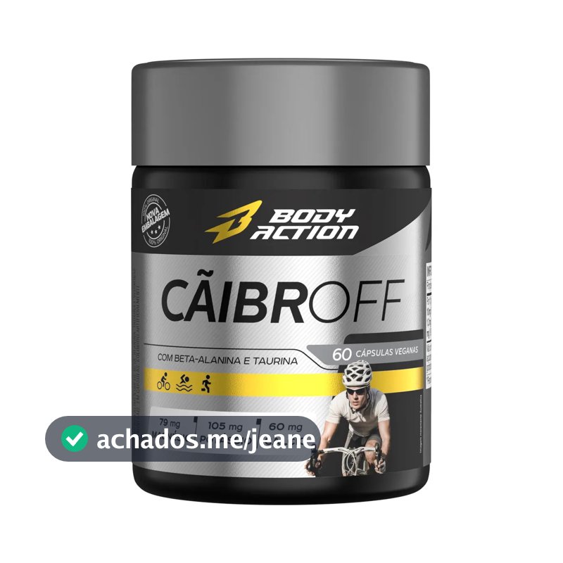 Cãibroff Anti Cãimbras 30 Dias Bodyaction Sabor Sem sabor